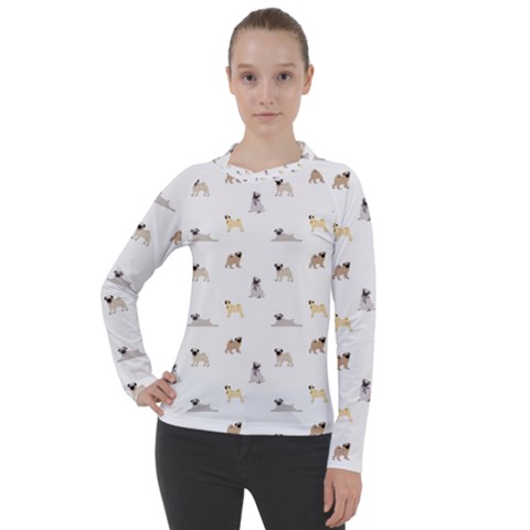 Funny Pugs Women s Pique Long Sleeve Tee by SychEva