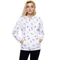 Funny Pugs Women s Lightweight Drawstring Hoodie by SychEva