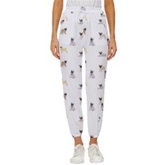 Funny Pugs Cropped Drawstring Pants by SychEva