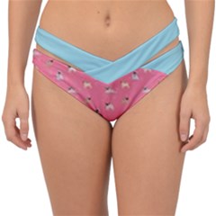 Funny Pugs  Cute Pets Double Strap Halter Bikini Bottom