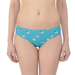 Funny Pugs Hipster Bikini Bottoms by SychEva