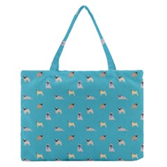 Funny Pugs Zipper Medium Tote Bag by SychEva