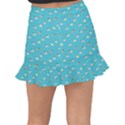 Funny Pugs Fishtail Mini Chiffon Skirt View2