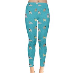 Funny Pugs Inside Out Leggings by SychEva