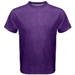 Leather Smooth 18-purple Men s Cotton Tee by skindeep