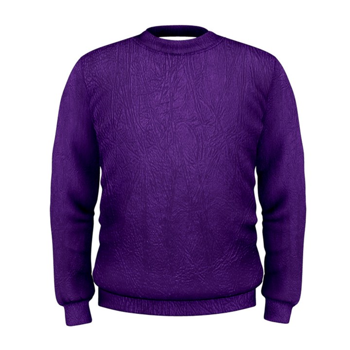 Leather Smooth 18-purple Men s Sweatshirt