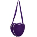 Leather Smooth 18-purple Heart Shoulder Bag View2