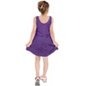 Leather Smooth 18-purple Kids  Sleeveless Dress View2