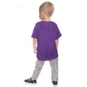 Leather Smooth 18-purple Kids  Raglan Tee View2