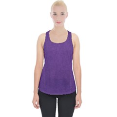 Leather Smooth 18-purple Piece Up Tank Top by skindeep