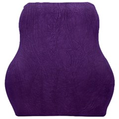 Leather Smooth 18-purple Car Seat Velour Cushion  by skindeep