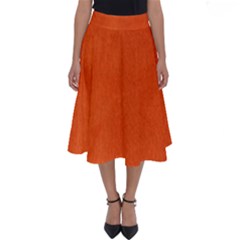 Leather Smooth 22 Perfect Length Midi Skirt