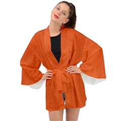 Leather Smooth 22 Long Sleeve Kimono