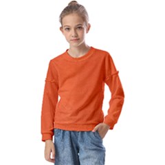 Leather Smooth 22 Kids  Long Sleeve Tee with Frill 