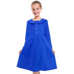 Leather Smooth 22 Blue Kids  Midi Sailor Dress by skindeep