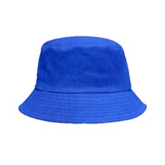 Leather Smooth 22 Blue Bucket Hat by skindeep