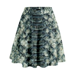 Snake Skin-29 Alt High Waist Skirt by skindeep