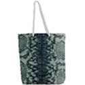 Snake Skin-29 Alt Full Print Rope Handle Tote (Large) View2