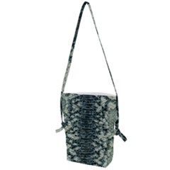 Snake Skin-29 Alt Folding Shoulder Bag by skindeep