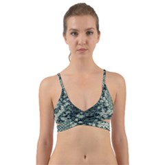 Snake Skin-29 Alt Wrap Around Bikini Top by skindeep