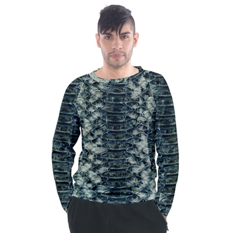 Snake Skin-29 Alt Men s Long Sleeve Raglan Tee by skindeep