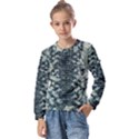 Snake Skin-29 Alt Kids  Long Sleeve Tee with Frill  View1