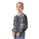 Snake Skin-29 Alt Kids  Long Sleeve Tee with Frill  View2