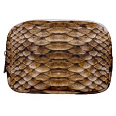 Reptile Skin Pattern 11 Make Up Pouch (small) by skindeep