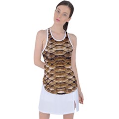 Reptile Skin Pattern 11 Racer Back Mesh Tank Top by skindeep