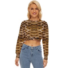 Reptile Skin Pattern 11 Lightweight Long Sleeve Sweatshirt