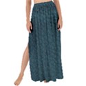 Leatherette 2 Blue Maxi Chiffon Tie-Up Sarong View1