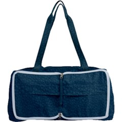 Leatherette 2 Blue Multi Function Bag by skindeep