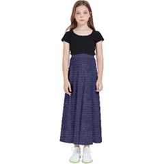 Leatherette 3 Kids  Flared Maxi Skirt by skindeep