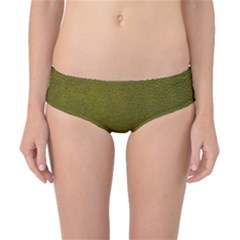 Leatherette 6 Green Classic Bikini Bottoms by skindeep