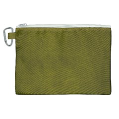 Leatherette 6 Green Canvas Cosmetic Bag (xl) by skindeep