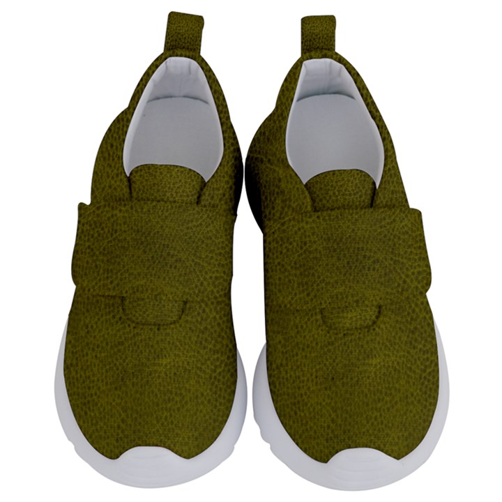 Leatherette 6 Green Kids  Velcro No Lace Shoes