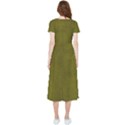 Leatherette 6 Green High Low Boho Dress View2