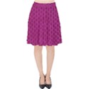 Leatherette 5 Purple Velvet High Waist Skirt View1