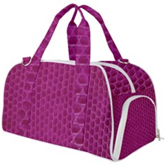 Leatherette 5 Purple Burner Gym Duffel Bag by skindeep