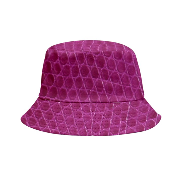 Leatherette 5 Purple Bucket Hat