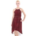 Leatherette 14 High-Low Halter Chiffon Dress  View1