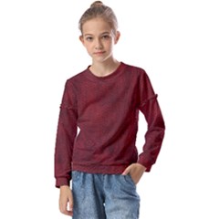 Leatherette 14 Kids  Long Sleeve Tee With Frill 