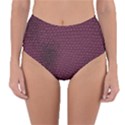 Reptile Skin Pattern 2 Reversible High-Waist Bikini Bottoms View1