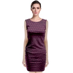 Reptile Skin Pattern 2 Sleeveless Velvet Midi Dress by skindeep