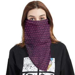 Reptile Skin Pattern 2 Face Covering Bandana (triangle)