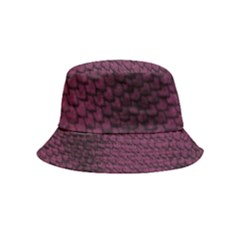 Reptile Skin Pattern 2 Inside Out Bucket Hat (kids)