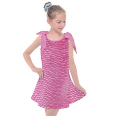 Reptile Skin Pattern 3 Kids  Tie Up Tunic Dress by skindeep