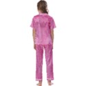 Reptile Skin Pattern 3 Kids  Satin Short Sleeve Pajamas Set View2