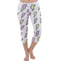 Pattern Cute Flash Design Capri Yoga Leggings View1