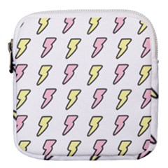 Pattern Cute Flash Design Mini Square Pouch by brightlightarts